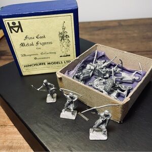 Vntg Fine Cast Metal soldiers figurines wargames dioramas collecting Hinchliffe
